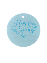 Load image into Gallery viewer, HAPPY SUMMER CIRCLE TAG