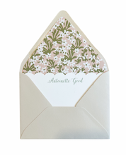 Load image into Gallery viewer, MAUVE LINED NOTECARD