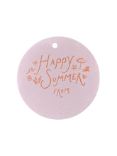 Load image into Gallery viewer, HAPPY SUMMER CIRCLE TAG