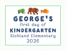 Load image into Gallery viewer, BROWN BEAR PRINTABLE SCHOOL SIGN