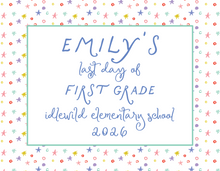 Load image into Gallery viewer, CONFETTI PRINTABLE SCHOOL SIGN