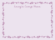 Load image into Gallery viewer, FLOWER CHAIN CAMP STATIONERY