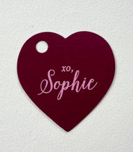 Load image into Gallery viewer, FOIL STAMPED *MINI* HEART TAG