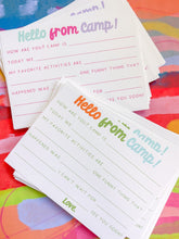 Load image into Gallery viewer, FILL IN CAMP STATIONERY (color options available)