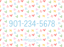 Load image into Gallery viewer, SWEET HEARTS BAG TAG