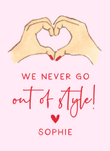 Load image into Gallery viewer, T SWIFT VALENTINE small size (3 OPTIONS)