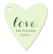 Load image into Gallery viewer, FOIL STAMPED HEART TAG