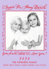 Load image into Gallery viewer, SUGAR PIE HONEY BUNCH PHOTO VALENTINE (sets of 10)