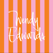 Load image into Gallery viewer, CABANA STRIPE BAG TAG (font color options available)