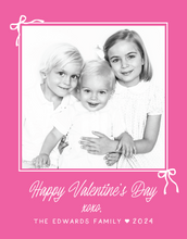 Load image into Gallery viewer, BOW PETITE PHOTO VALENTINE (set of 10)
