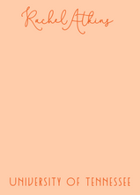 Load image into Gallery viewer, TWO COLOR COLLEGE PAD (color options available)