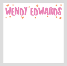 Load image into Gallery viewer, STAR NAME PAD