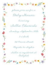 Load image into Gallery viewer, WAVY BOTANICAL INVITATION