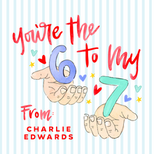 Load image into Gallery viewer, SIX SEVEN VALENTINE STICKER