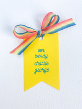 Load image into Gallery viewer, FOIL STAMPED DOUBLE POINT TAG