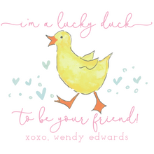 Load image into Gallery viewer, LUCKY DUCK VALENTINE (2 color options)