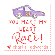 Load image into Gallery viewer, RACE CAR VALENTINE