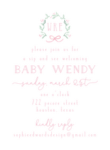 Load image into Gallery viewer, WATERCOLOR CREST (pink and blue)