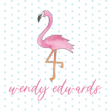 Load image into Gallery viewer, FLAMINGO BAG TAG