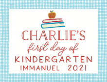 Load image into Gallery viewer, BOOKS PRINTABLE SCHOOL SIGN SET