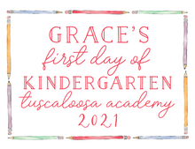 Load image into Gallery viewer, PENCILS PRINTABLE SCHOOL SIGN SET