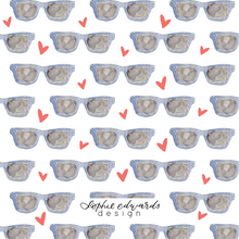 Load image into Gallery viewer, BLUE SUNGLASSES VALENTINE