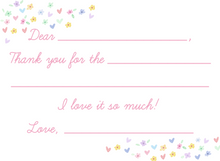 Load image into Gallery viewer, FLORAL HEART FILL-IN THANK YOU NOTE
