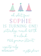 Load image into Gallery viewer, PASTEL PARTY HATS