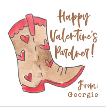 Load image into Gallery viewer, BOOT SCOOTIN' VALENTINE (2 color options)