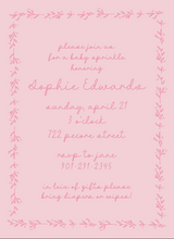 Load image into Gallery viewer, DAINTY VINE INVITATION