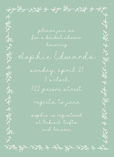 Load image into Gallery viewer, DAINTY VINE INVITATION