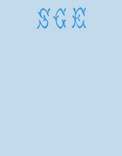 Load image into Gallery viewer, BAMBOO MONOGRAM MINI PAD