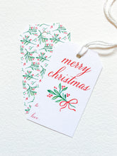 Load image into Gallery viewer, MISTLETOE FILL-IN TAG (options available)
