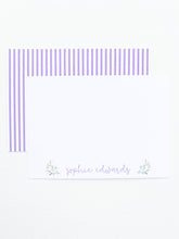 Load image into Gallery viewer, PURPLE POSIES STATIONERY SET
