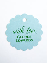 Load image into Gallery viewer, FOIL STAMPED SCALLOP TAG