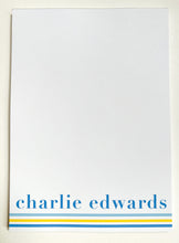 Load image into Gallery viewer, BOTTOM STRIPE NOTEPAD