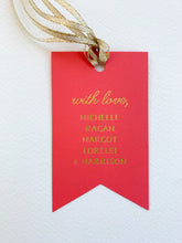 Load image into Gallery viewer, WITH LOVE FOIL TAG