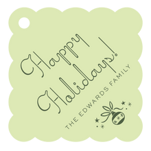 Load image into Gallery viewer, VINTAGE ORNAMENT SCALLOP TAG
