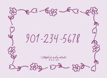 Load image into Gallery viewer, FLOWER CHAIN BAG TAG
