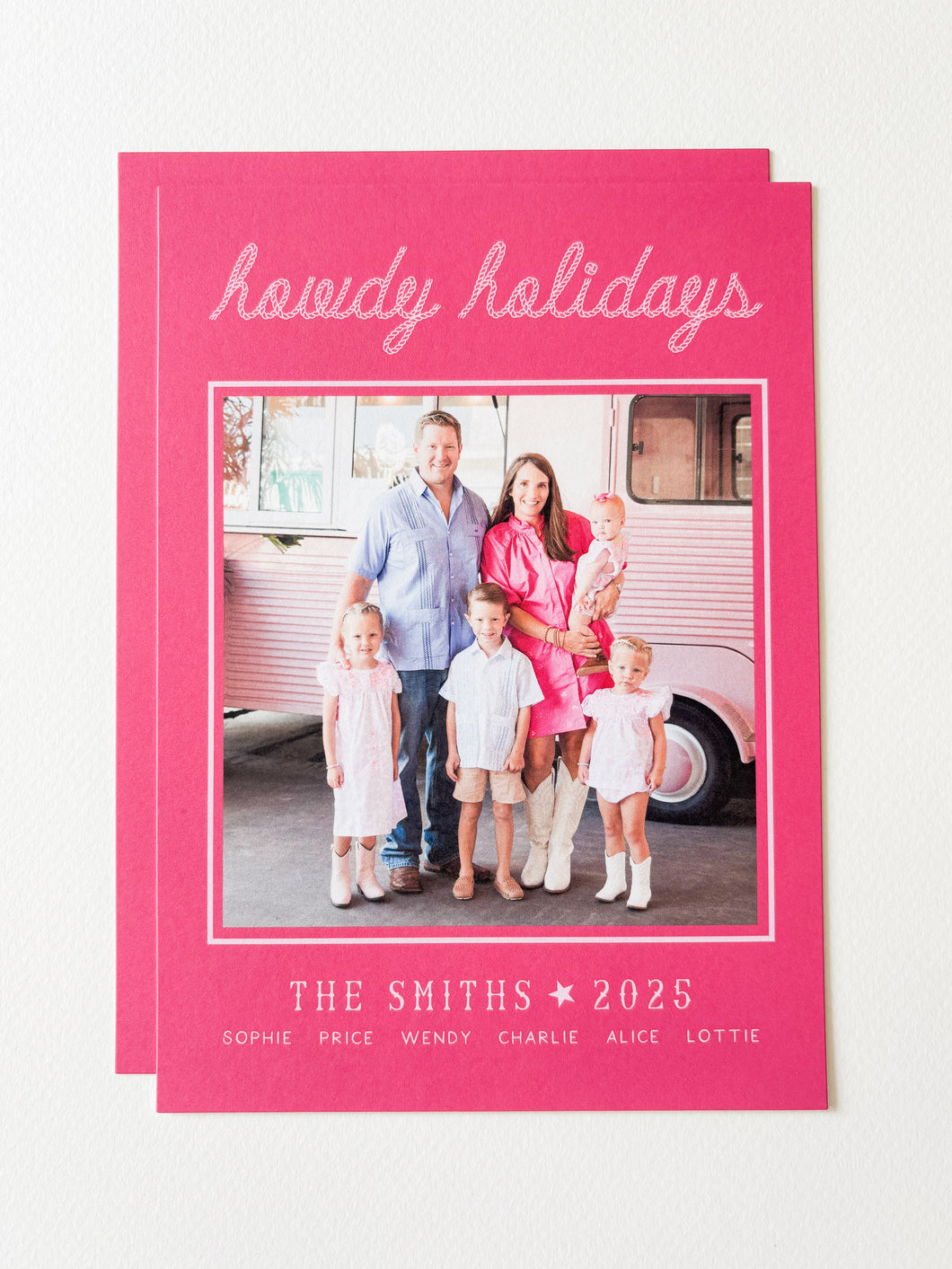 HOWDY HOLIDAYS CARD (color options available)