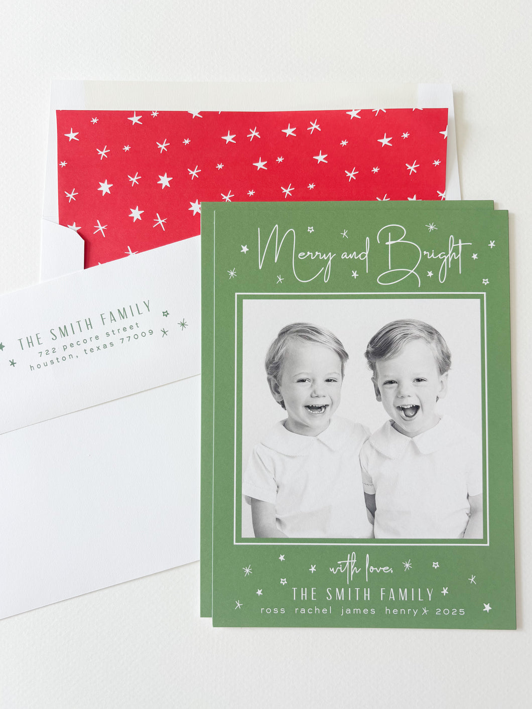 MERRY SPARKLES CARD (color options available)