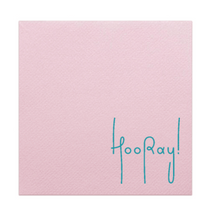 Load image into Gallery viewer, HOORAY COCKTAIL NAPKIN (color options available)
