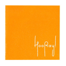 Load image into Gallery viewer, HOORAY COCKTAIL NAPKIN (color options available)
