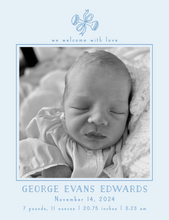 Load image into Gallery viewer, RATTLE  PETITE BIRTH ANNOUNCEMENT (boy / girl options available)
