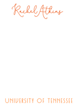Load image into Gallery viewer, TWO COLOR COLLEGE PAD (color options available)
