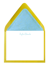 Load image into Gallery viewer, Chartreuse Tissue Lined Note
