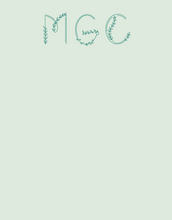 Load image into Gallery viewer, FLOWER MONOGRAM MINI PAD
