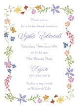 Load image into Gallery viewer, WHIMSICAL BLOOMS INVITATION
