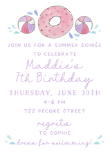 Load image into Gallery viewer, SUMMER SOIREE INVITATION
