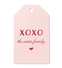 Load image into Gallery viewer, XOXO FOIL STAMPED LUGGAGE TAG
